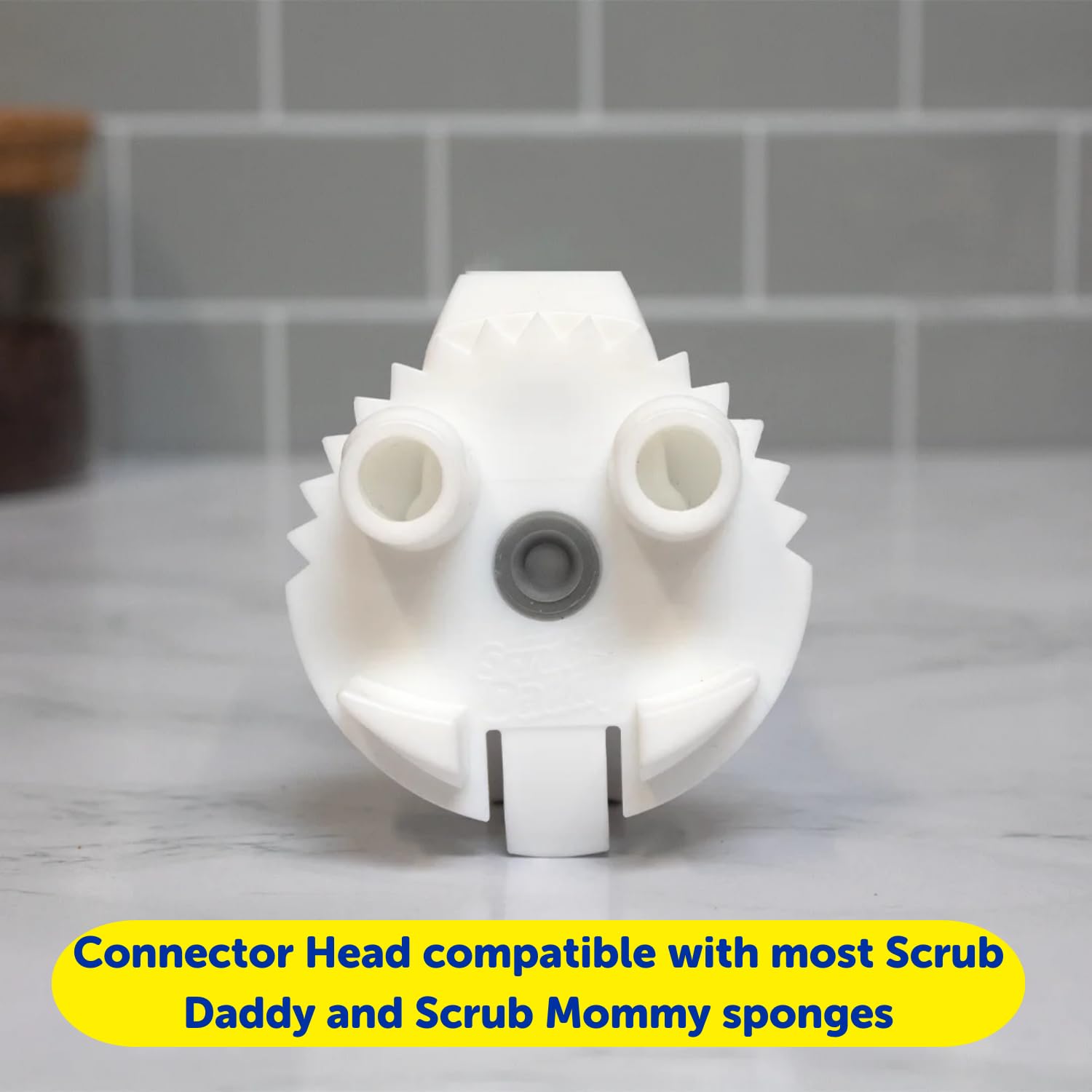 Scrub Daddy Dish Daddy Wand Bundle | Soap Dispensing Scrubber with Texture Changing Sponge & Refills 5