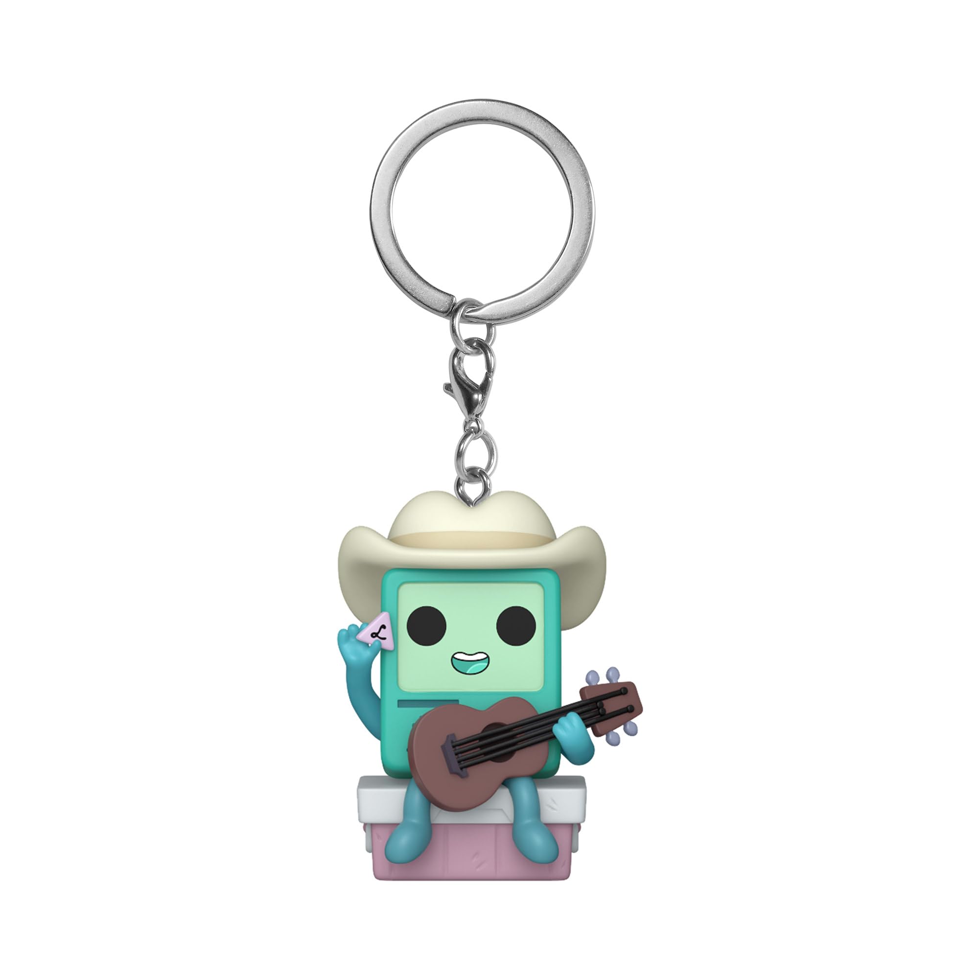 Funko POP! Keychain - Adventure Time Cowboy BMO w/Guitar | Vinyl | Model 92109