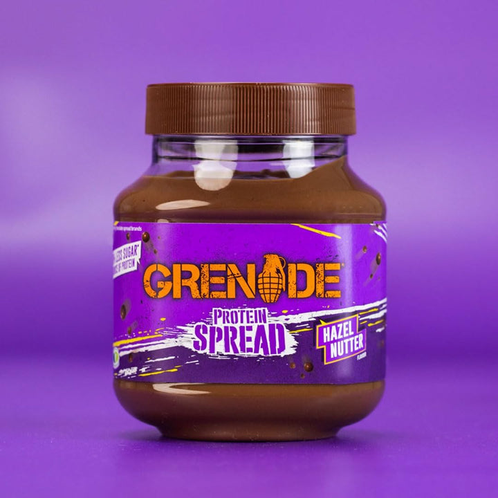 Grenade Hazel Nutter Protein Spread 360g - High Protein, Low Sugar Chocolate Hazelnut Spread with Real Hazelnut Pieces