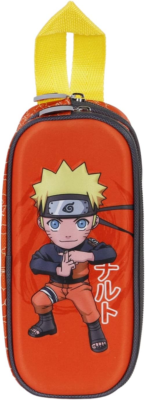 KARACTERMANIA Naruto Chikara 3D Double Compartment Pencil Case (04700)