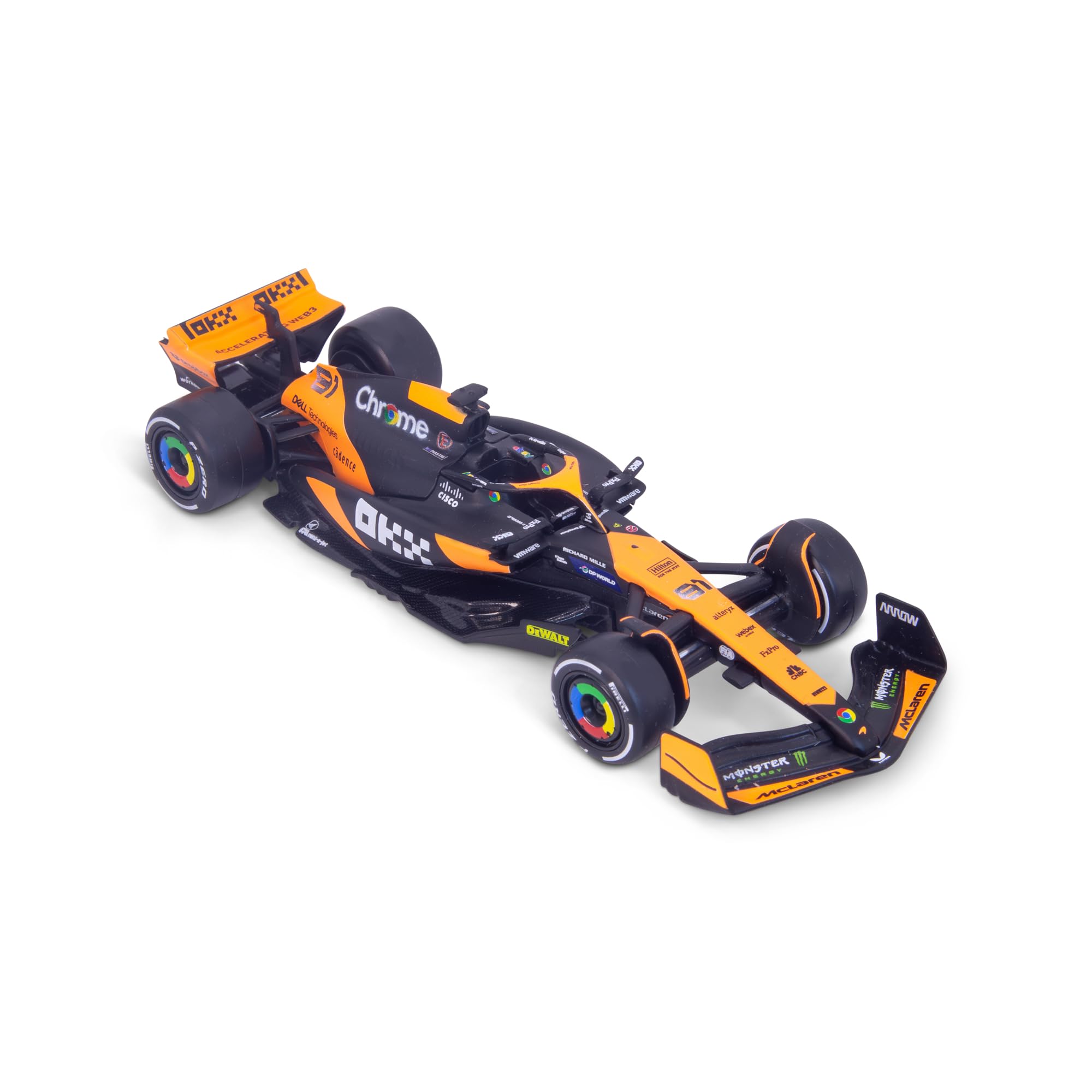 Bburago McLaren MCL38 F1 Car (2024) - Piastri | 1:43 Scale Diecast Replica