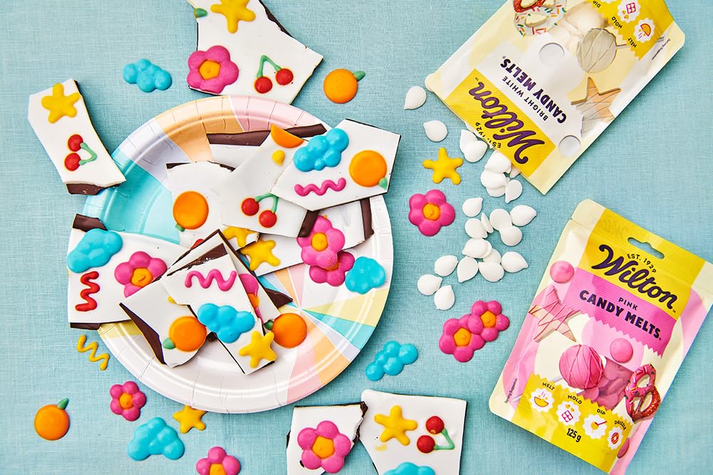 Wilton Candy Melts Pink - Sweet Creamy Flavour Melting Candy for Dipping & Molding | 125g 5
