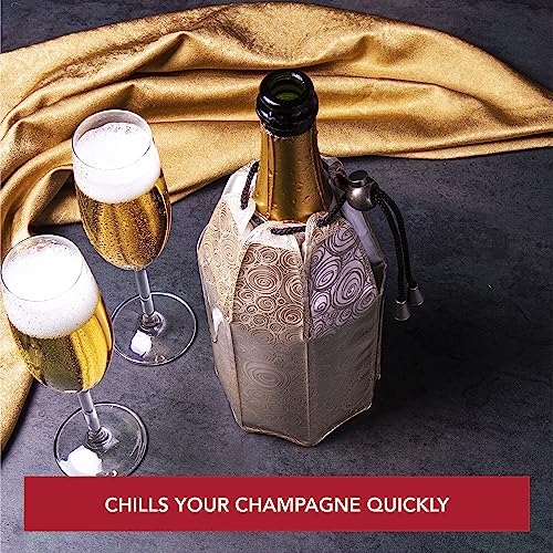 Vacu Vin Rapid Ice Champagne Cooler - Platinum