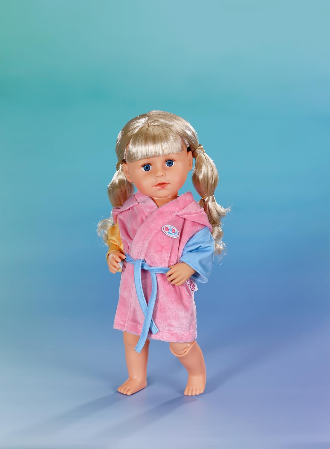 BABY born Bathrobe for 43cm Dolls - Pink Duck Hood | Polyester | Ages 3+ 9
