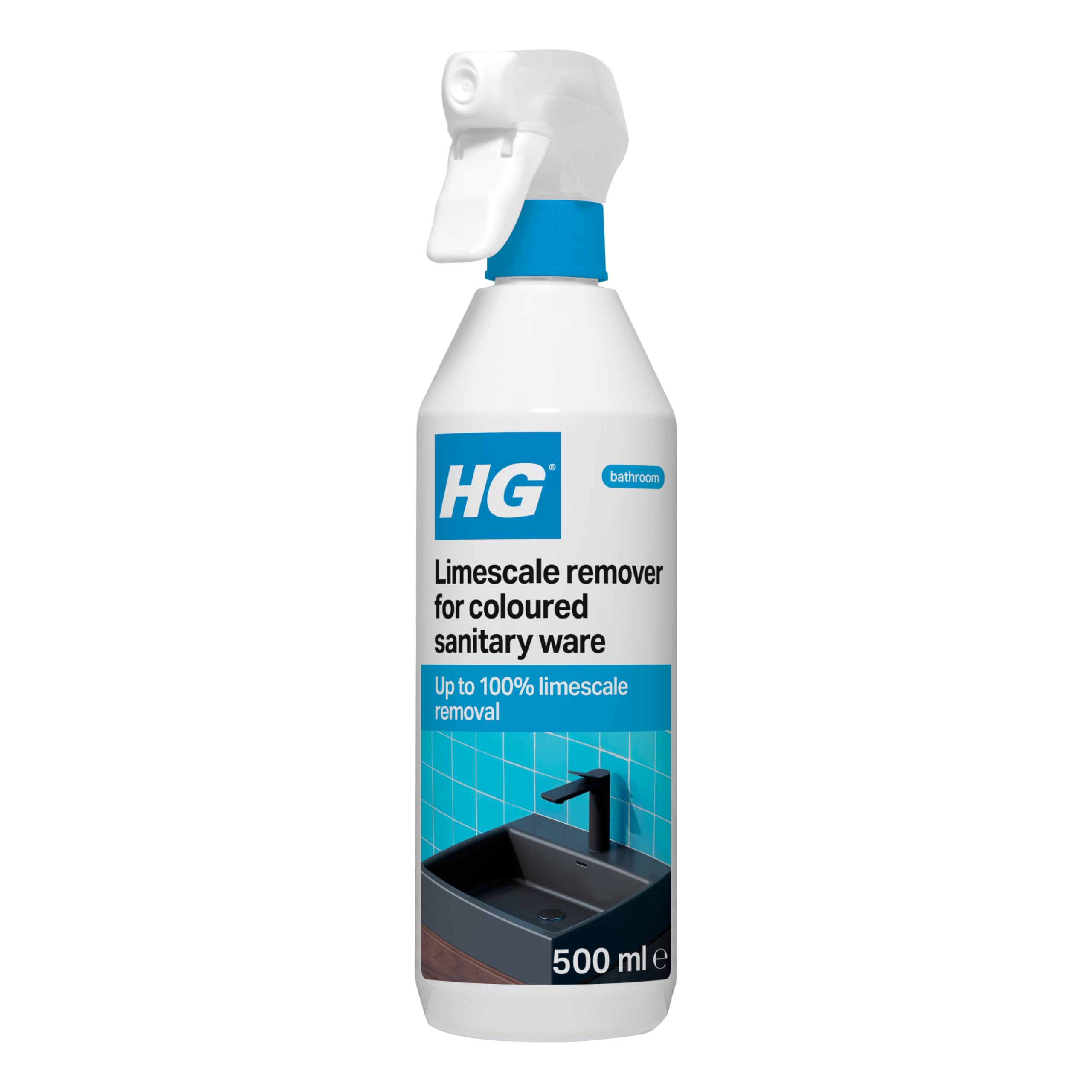 HG Scale Away Limescale Remover for Colored Sanitary Ware | 500 ml Liquid