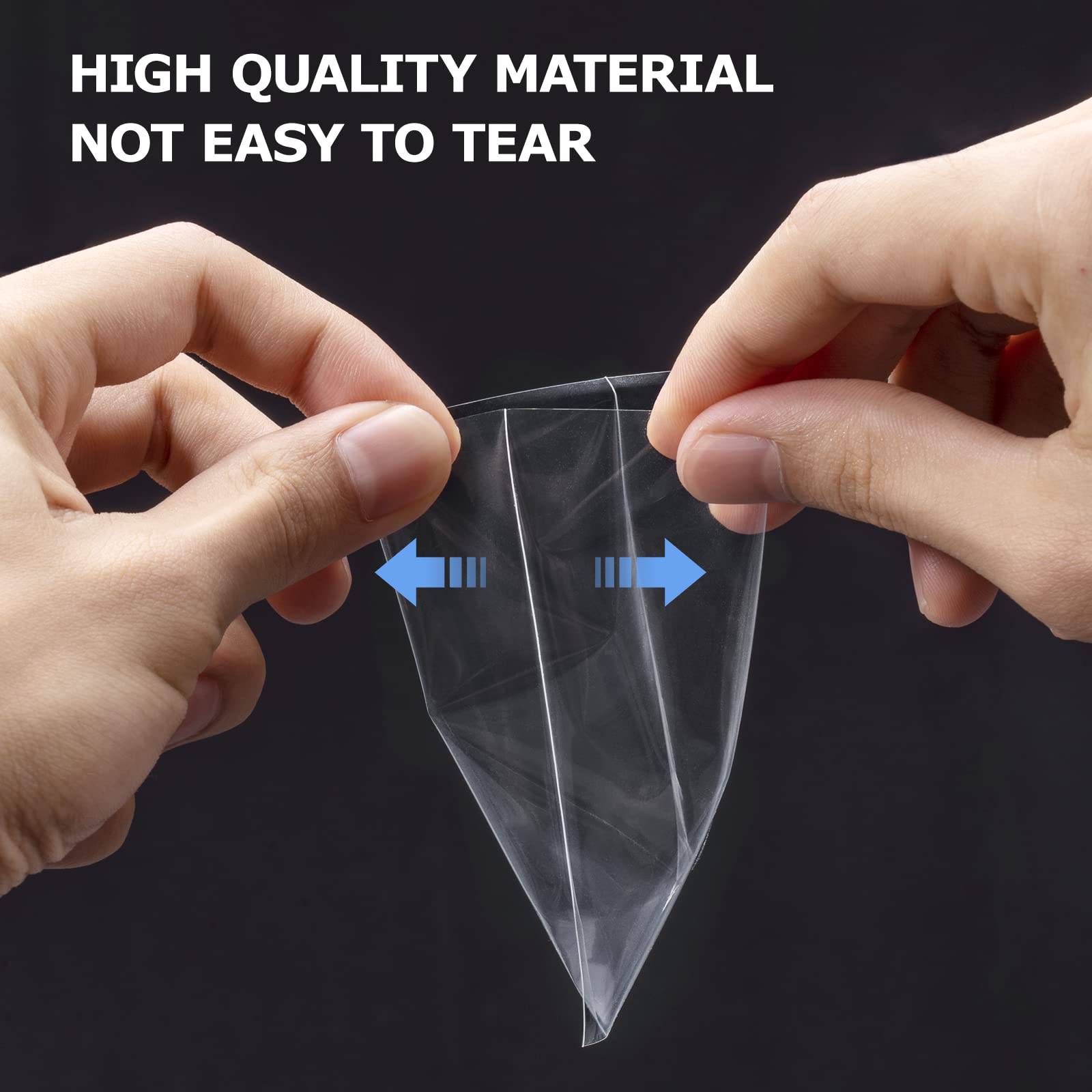 Carehabi Trading Card Sleeves - 100 Pack, 66 x 92 mm, 0.1mm Thickening for Pokemon & Magic Cards 5
