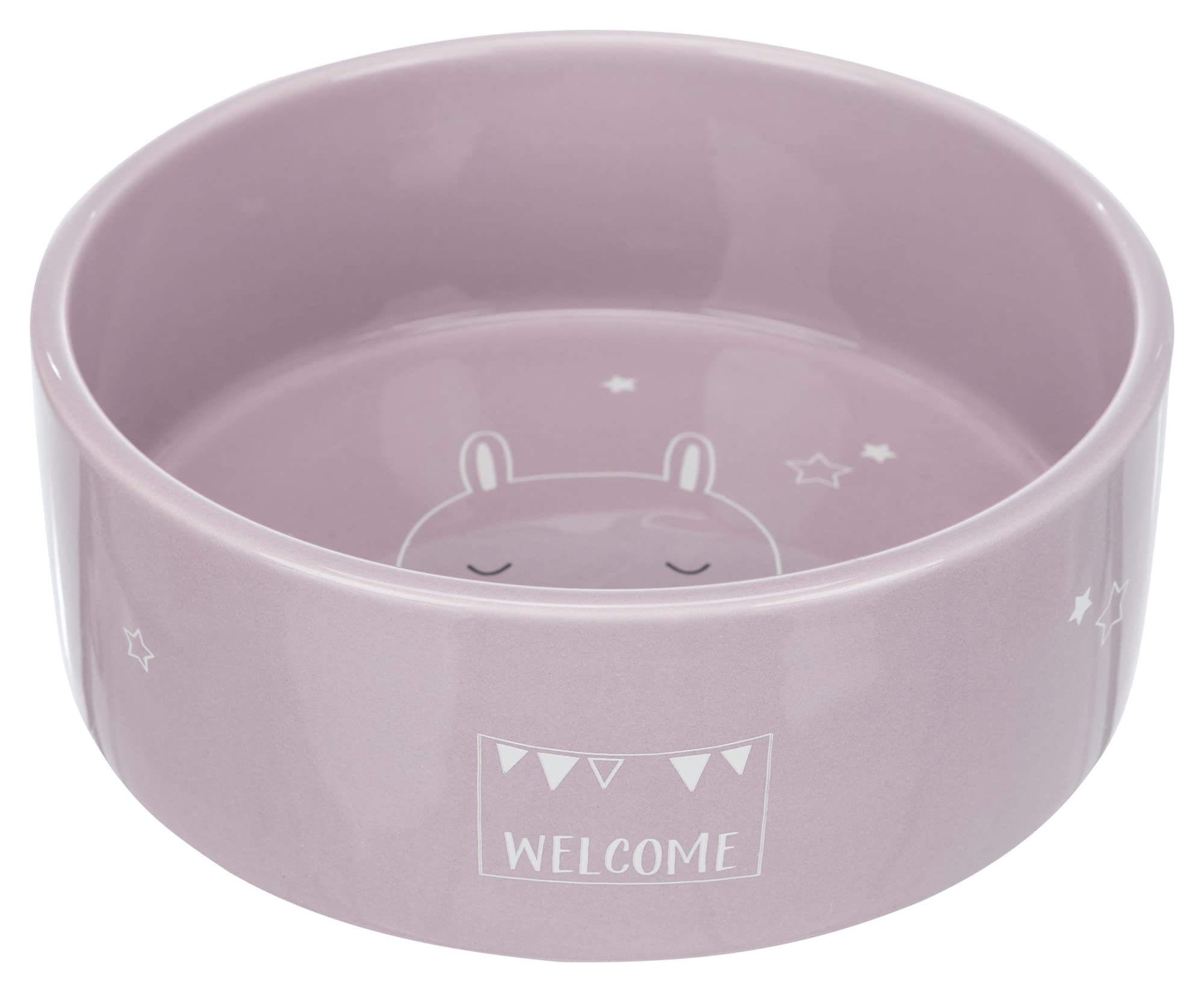 TRIXIE Junior Ceramic Bowl - 0.3L Capacity | 12 cm Diameter | Non-Slip Base