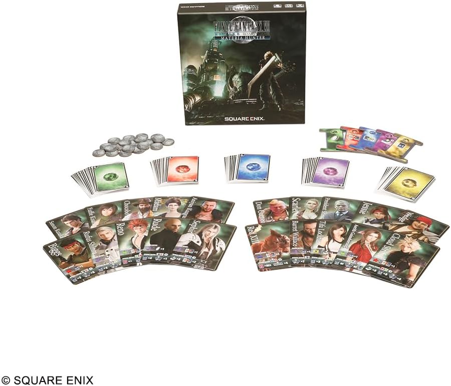 Square Enix Final Fantasy VII Remake Board Game Materia Hunter
