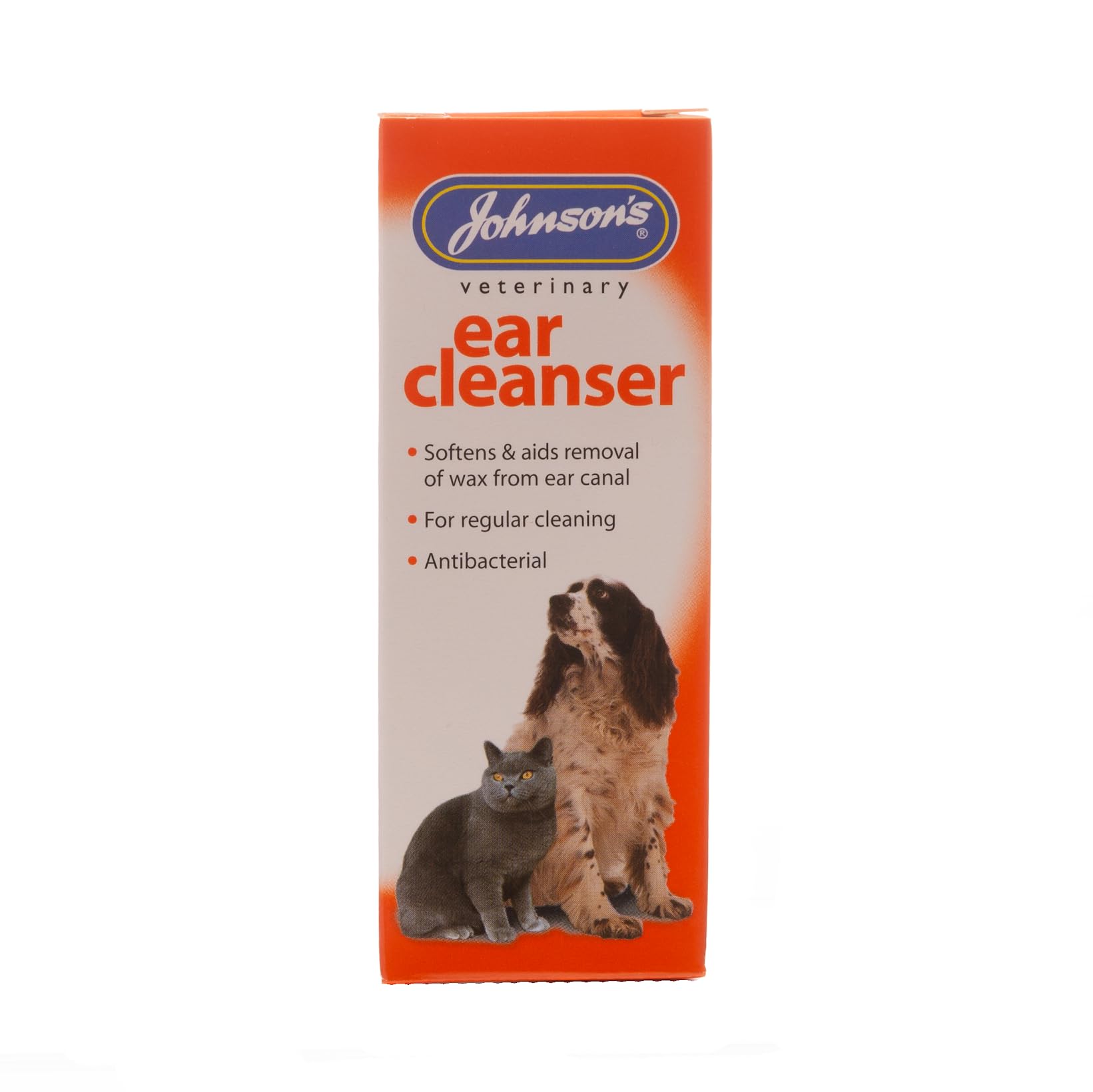 Johnson's Ear Cleanser for Dogs and Cats - Antibacterial Wax Removal | 50ml