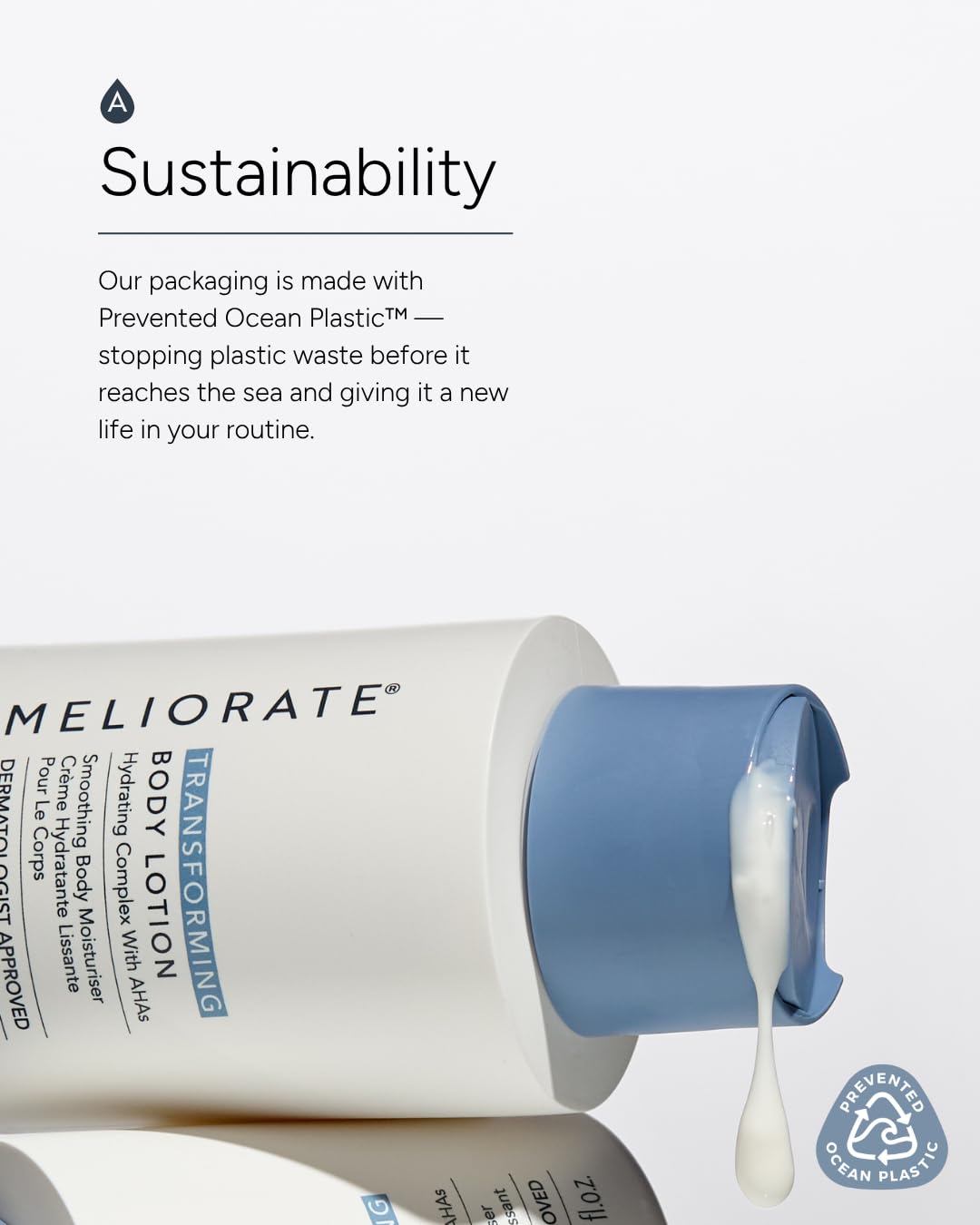 AMELIORATE Fragrance-Free Transforming Body Lotion - 300 ml | Exfoliating Moisturiser for KP & Bumpy Skin 2