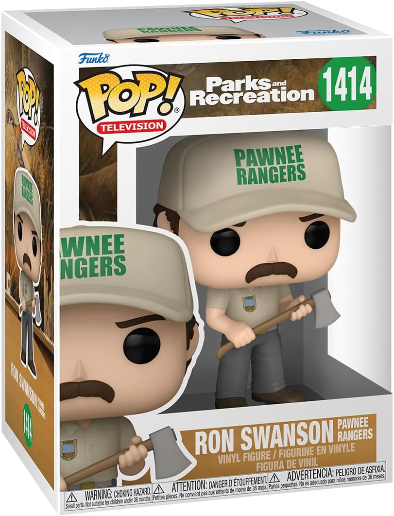 Funko Pop! TV: Parks and Recreation - Ron Swanson (Ranger) Vinyl Figure