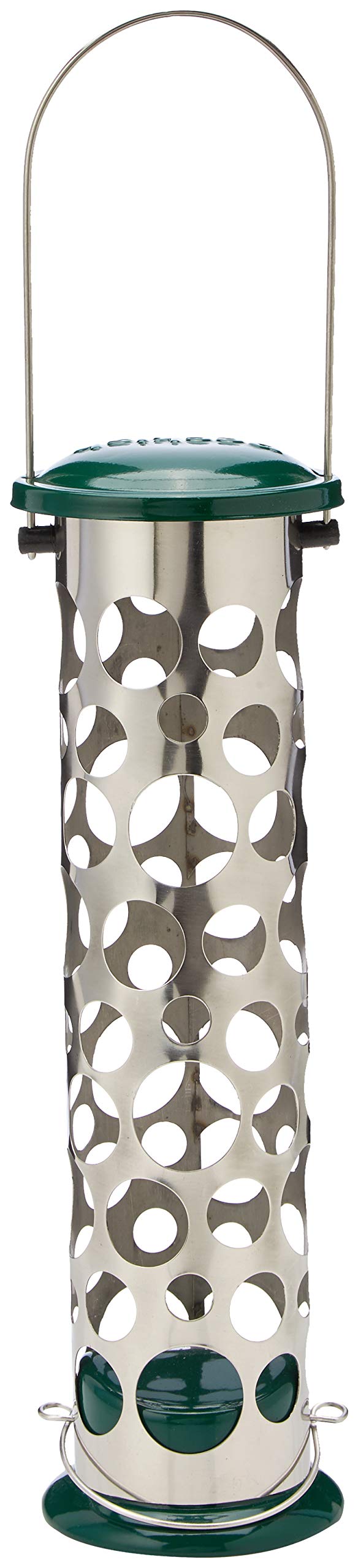 Peckish All Weather Metal Energy Suet Fat Ball Bird Feeder | Holds 4 Balls | Large