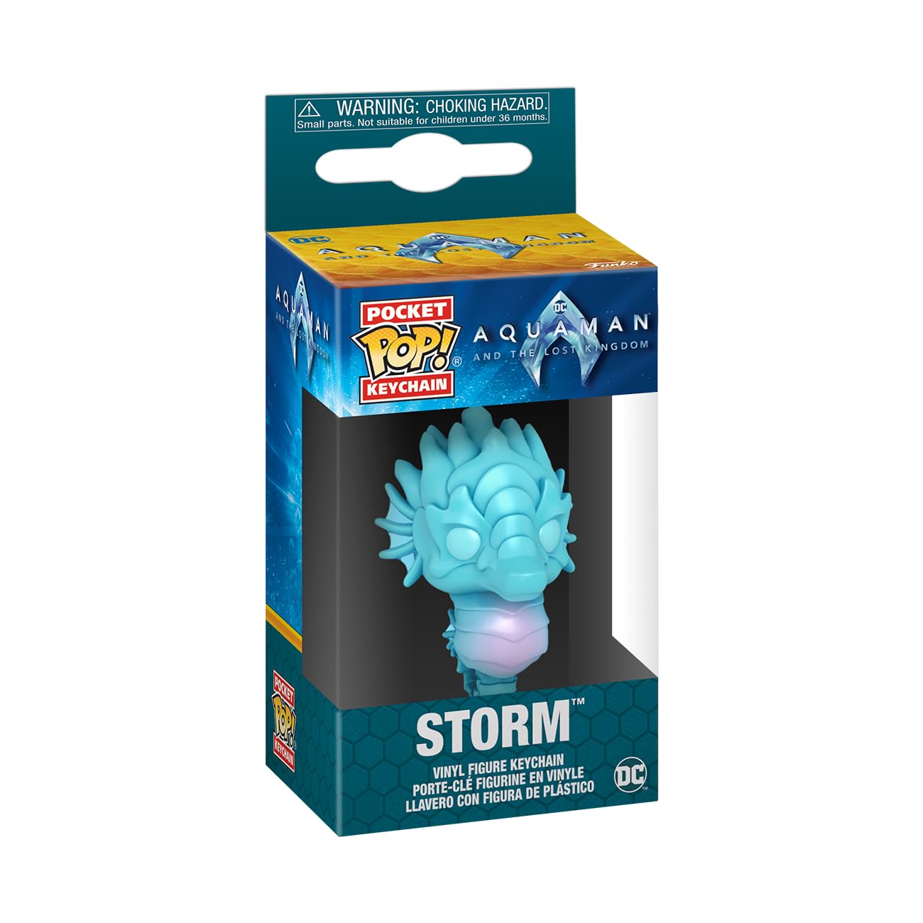 Funko Pop! Keychain DC - Aquaman Storm Mini Figure | Vinyl | Multicolor 2