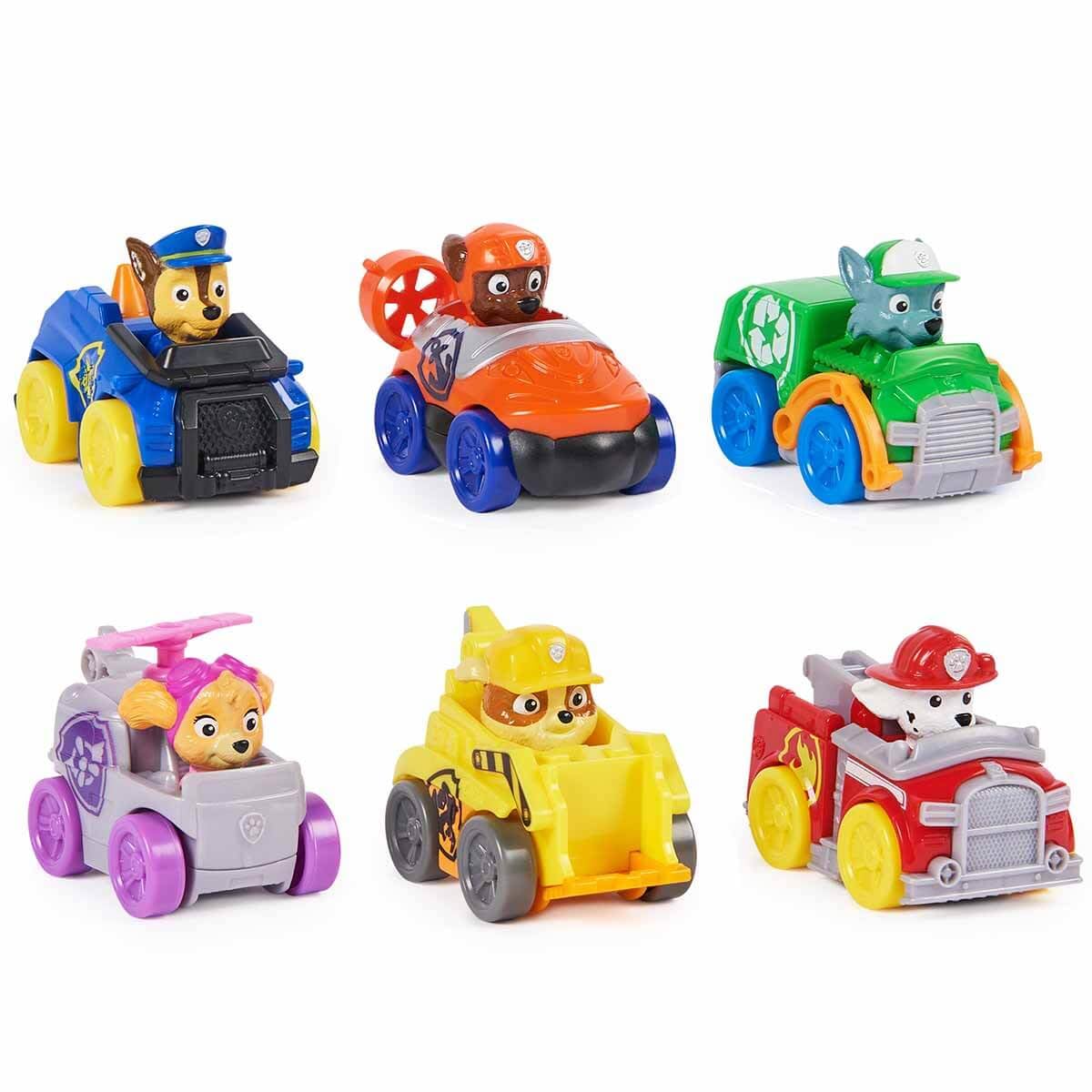 Paw Patrol Pup Squad Racers Vehicle Gift Set | 6-Piece Set | Ages 3+ | Plastic