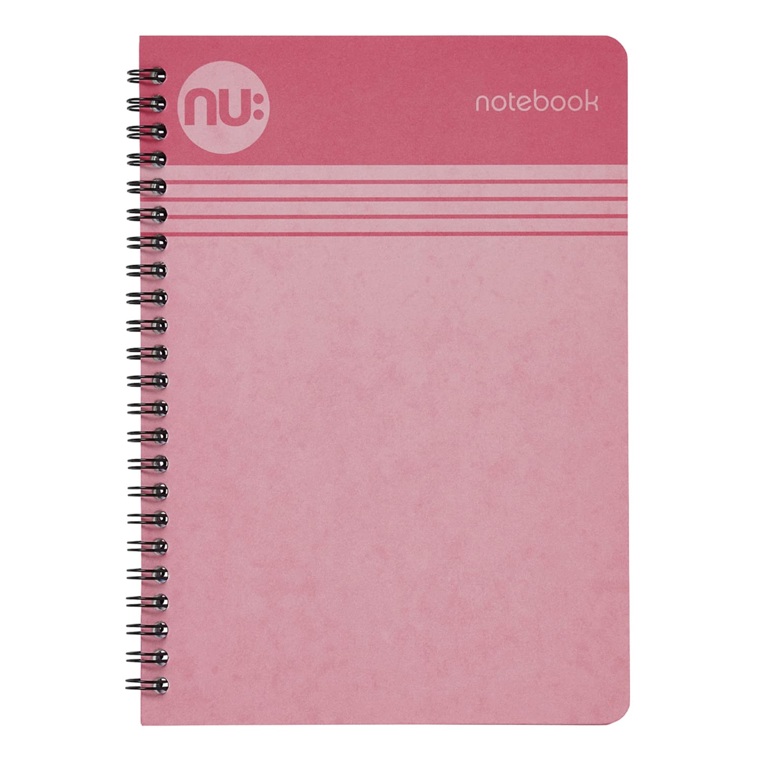 nu: Cloud Pastels Wirebound Notebook - A4 Ruled | 80gsm FSC Paper | Pink Soft Cover 1