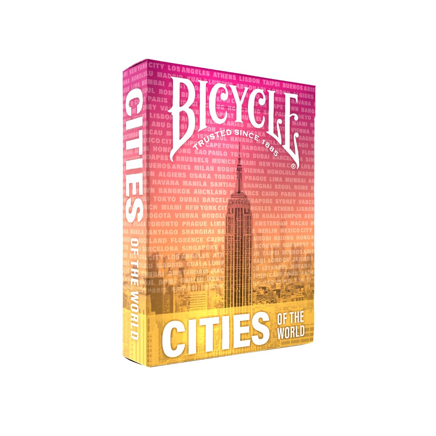 Bicycle Cities of the World Playing Cards Deck | Foiled Tuck Case | Air Cushion Finish | Unisex Adult