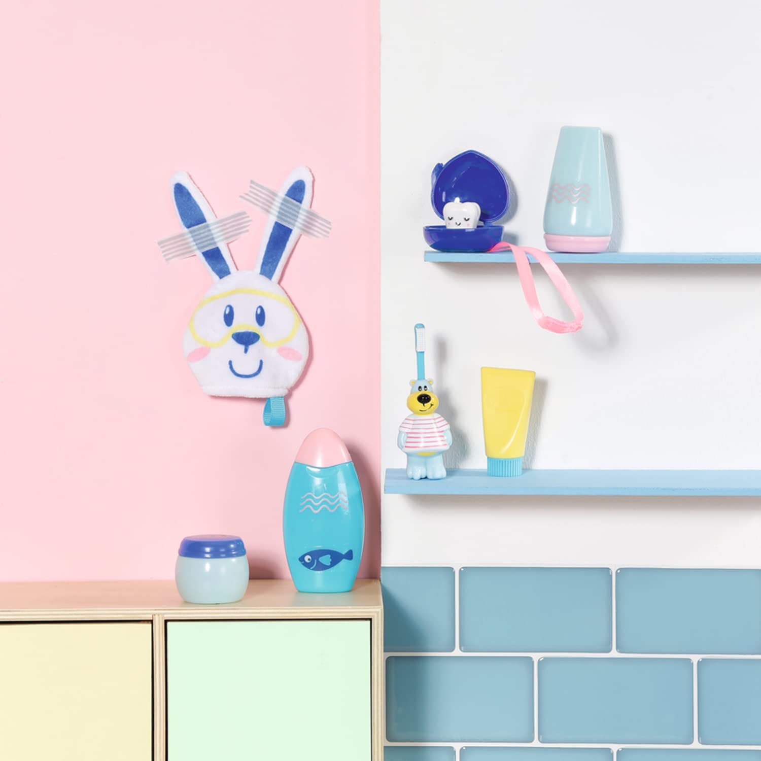 BABY born Bath Fun Set - 8-Piece Bathroom Accessory Playset for Dolls up to 43cm 22