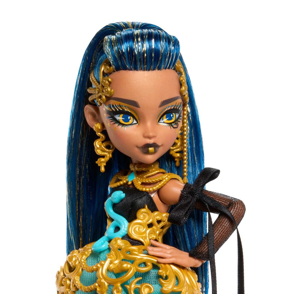 Monster High Cleo De Nile Scary Sweet Birthday Doll in Golden Party Dress with Accessories 4