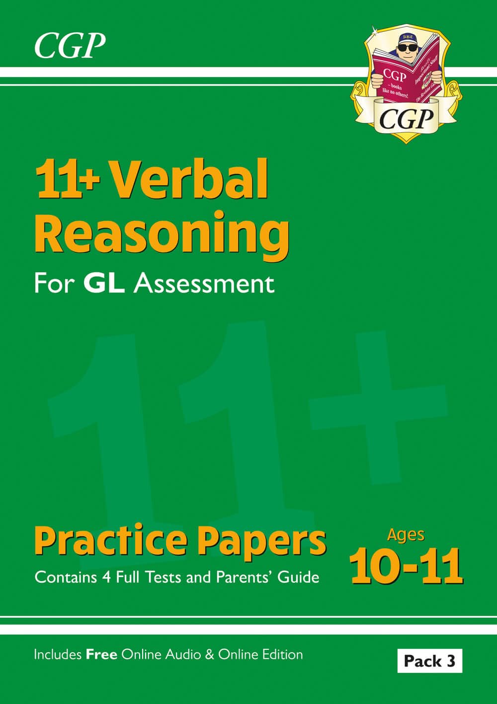 CGP Books 11+ GL Verbal Reasoning Practice Papers Pack 3 - Ages 10-11 | 76 Pages | Paperback 1