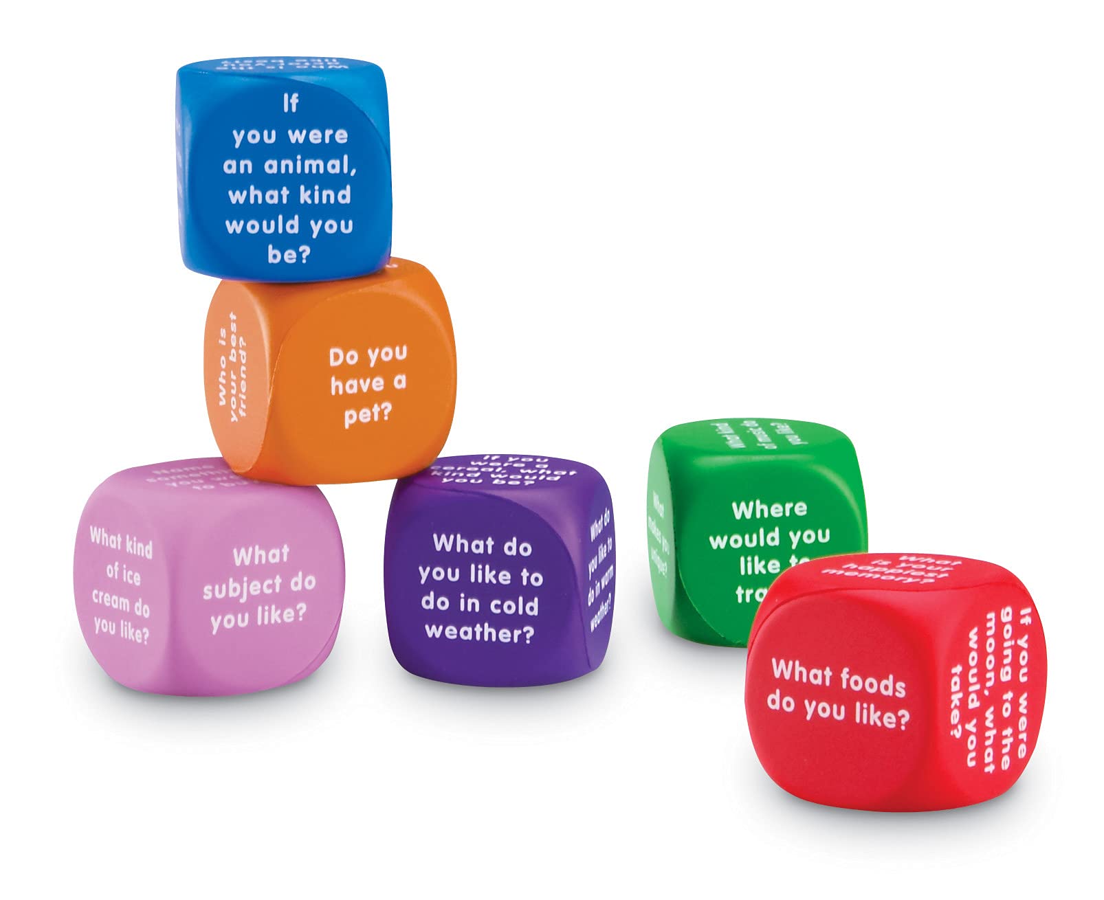 Learning Resources Conversation Cubes - Social Emotional Learning | Ages 6+ 4