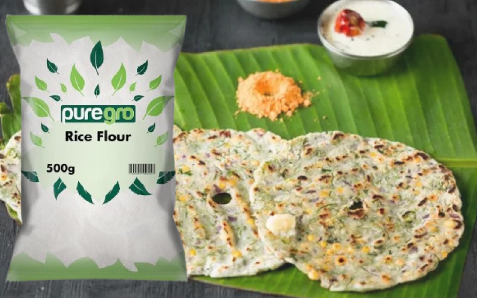 Puregro Rice Flour - 500g Pack | Finely Milled for Smooth Texture | Versatile Baking Essential 2