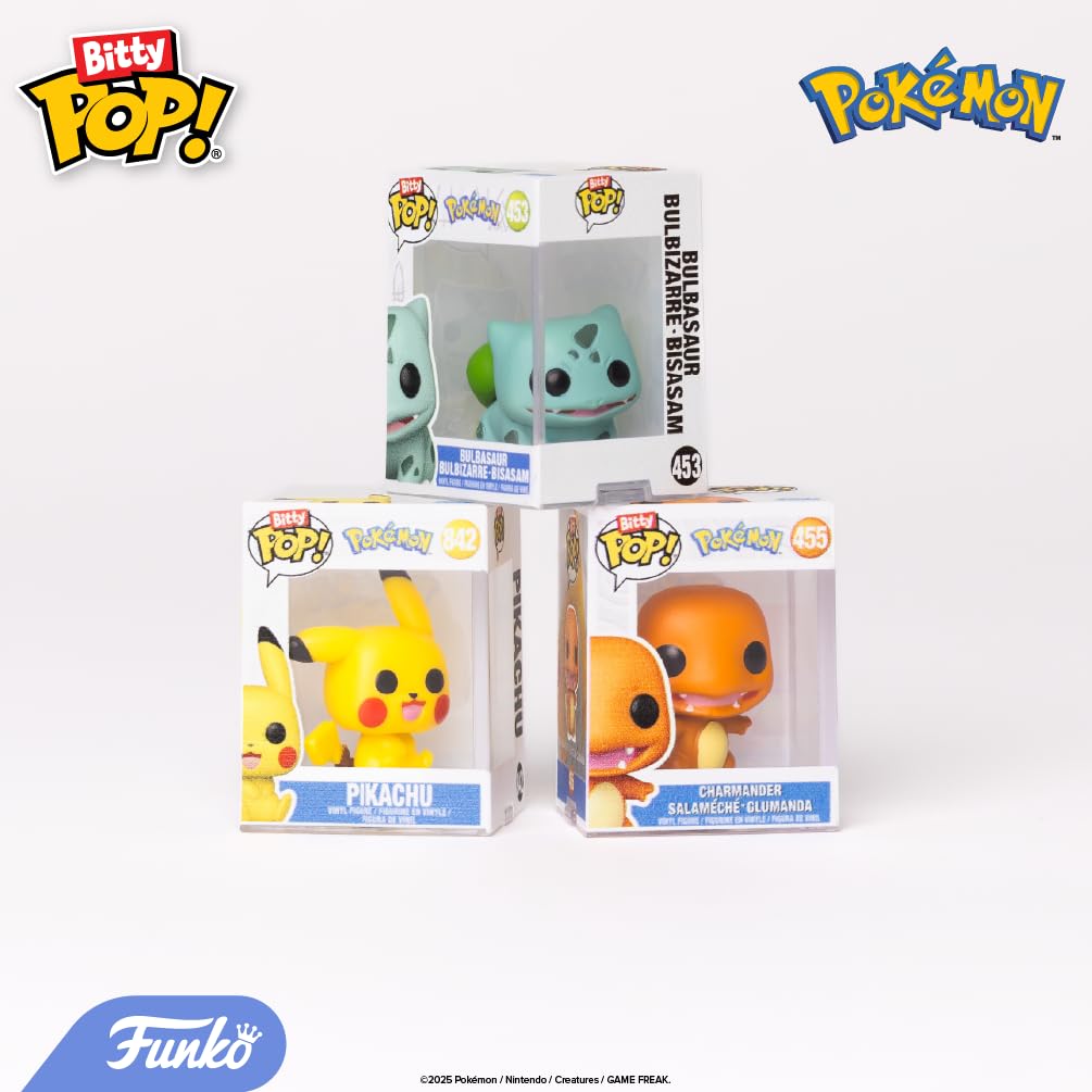 Funko Bitty Pop! Pokemon - Pikachu 4PK with Surprise Mystery Mini Figure | Vinyl | 0.9-inch 6