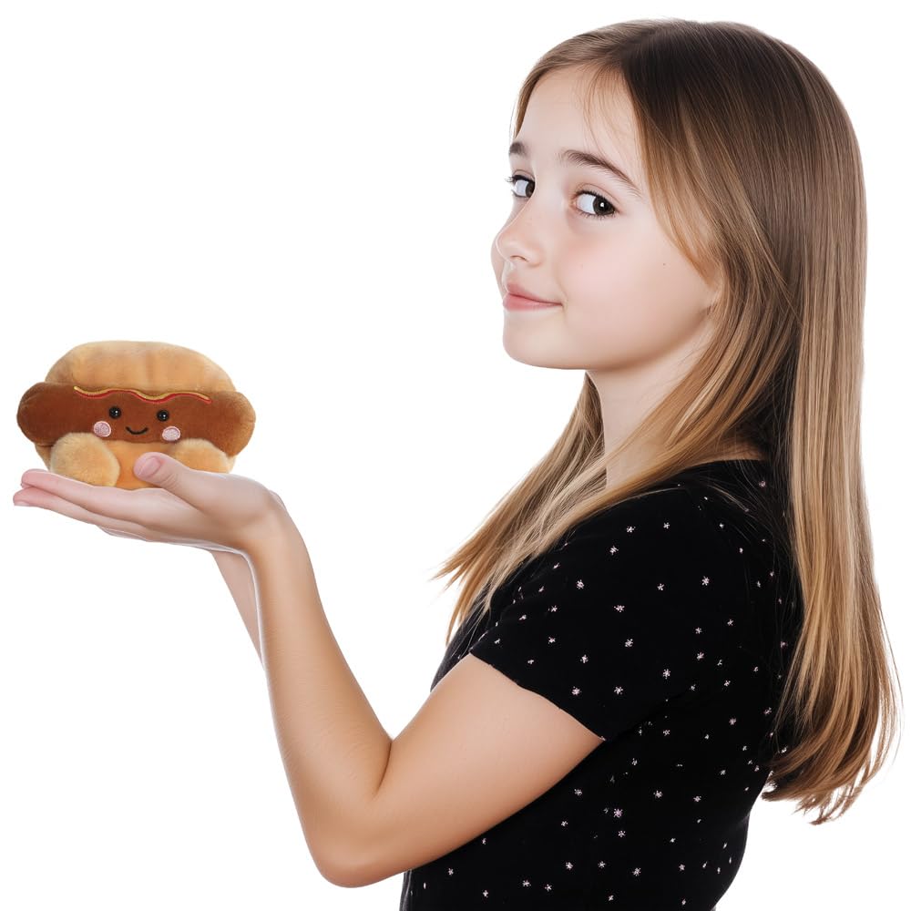 Palm Pals Colson Hot Dog 5In Soft Toy - Aurora Plush Collectible for Kids 3