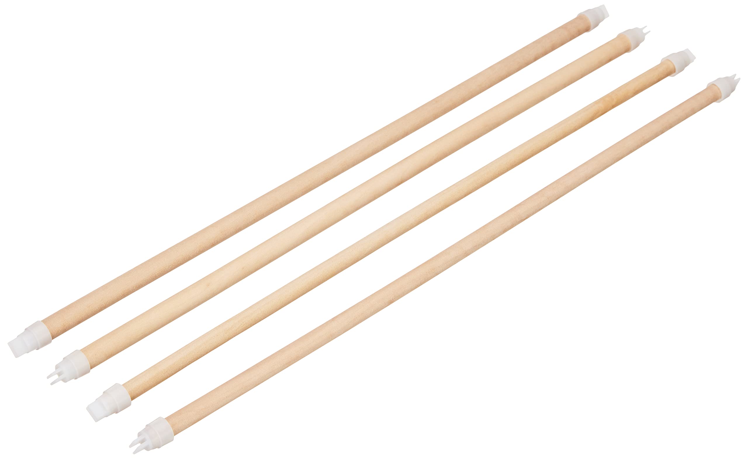 Kerbl Pet Wooden Perches - 45 cm Length | 2 x 10 mm & 2 x 12 mm Diameter | Includes Cage Bar Attachments 1