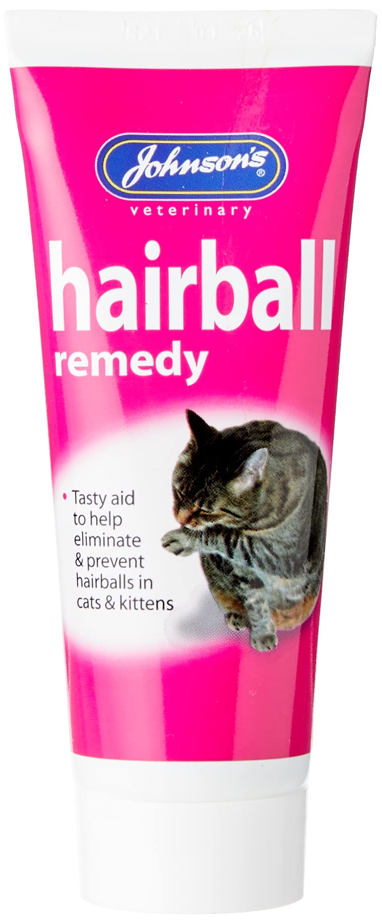 Johnsons Vet Hairball Remedy Gel for Cats & Kittens | Malt Flavoured | 50g