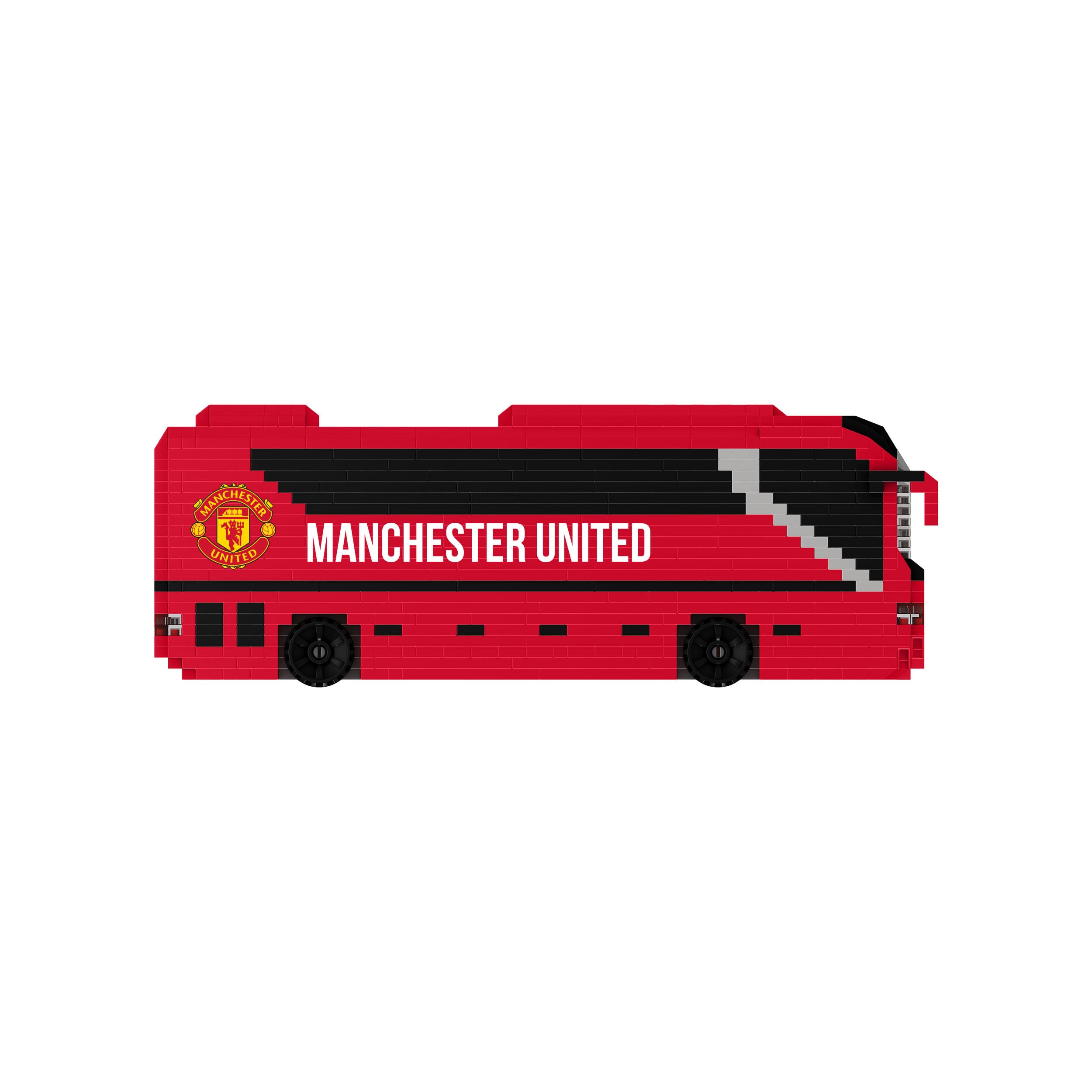 FOCO BRXLZ Manchester United FC Football Coach 3D Building Set | 1347 Pieces | Ages 12+
