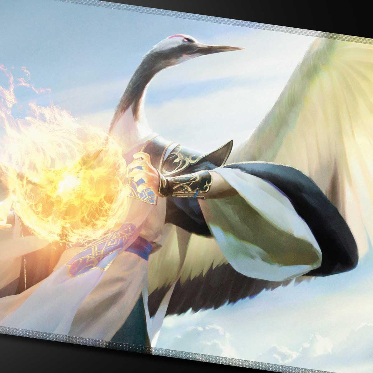 Ultra PRO Commander Series #5 Kykar Stitched Playmat for Magic: The Gathering | 24 in. x 13.5 in. | Non-Slip
