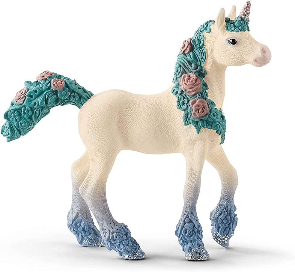 Schleich Bayala - Blossom Unicorn Foal Collectible Figure (70591)