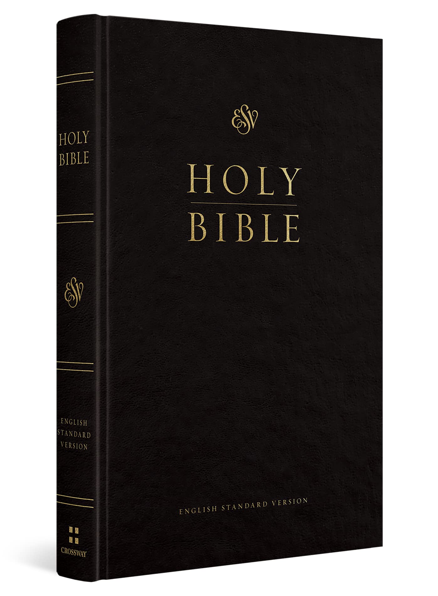 Crossway ESV Church Bible - Hardcover Black | Smyth-Sewn Binding | 1008 Pages