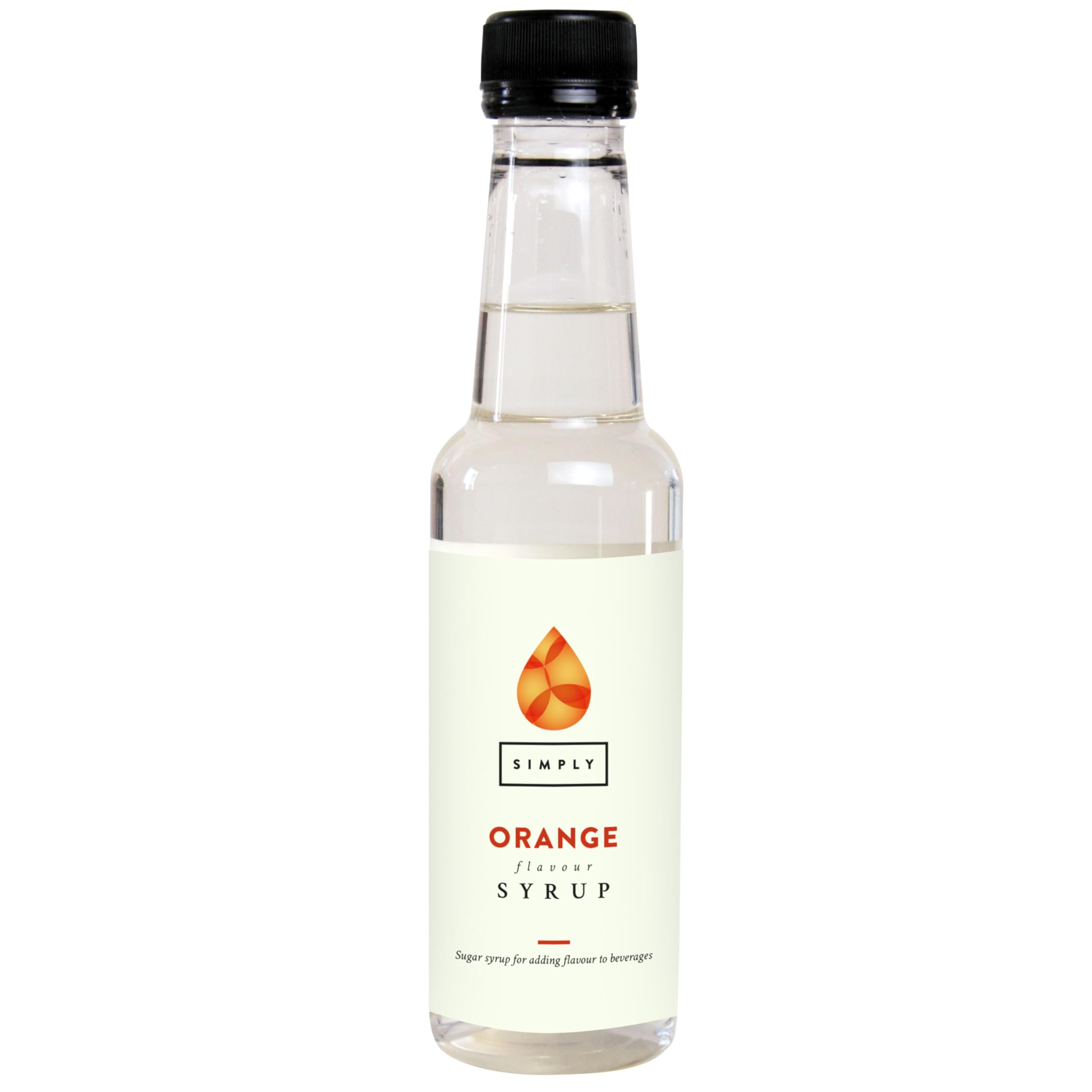 Simply Orange Syrup - Vegan, Nut-Free, Halal Certified Beverage Syrup for Coffee, Cocktails & Baking 1