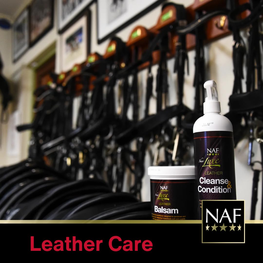 NAF Sheer Luxe Leather Balsam - Deep Conditioning with Beeswax & Lanolin | 400g 6