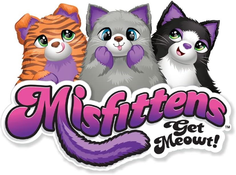 Misfittens Cats Wave 1 - Collectible Surprise Plush Stuffed Animals for Kids 3+ 4