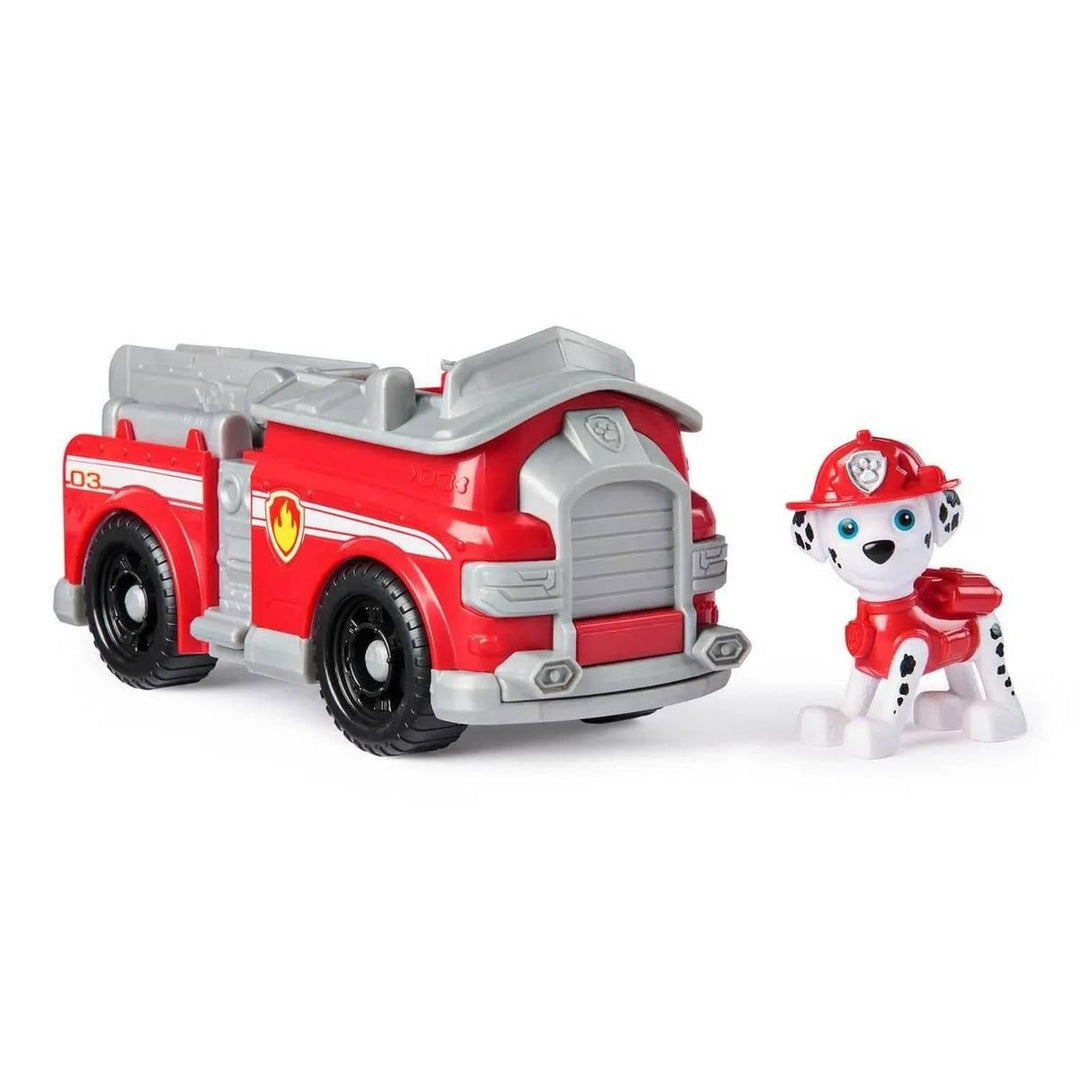 Paw Patrol Marshall's Fire Engine - Toy Vehicle with Collectible Action Figure for Kids 3+