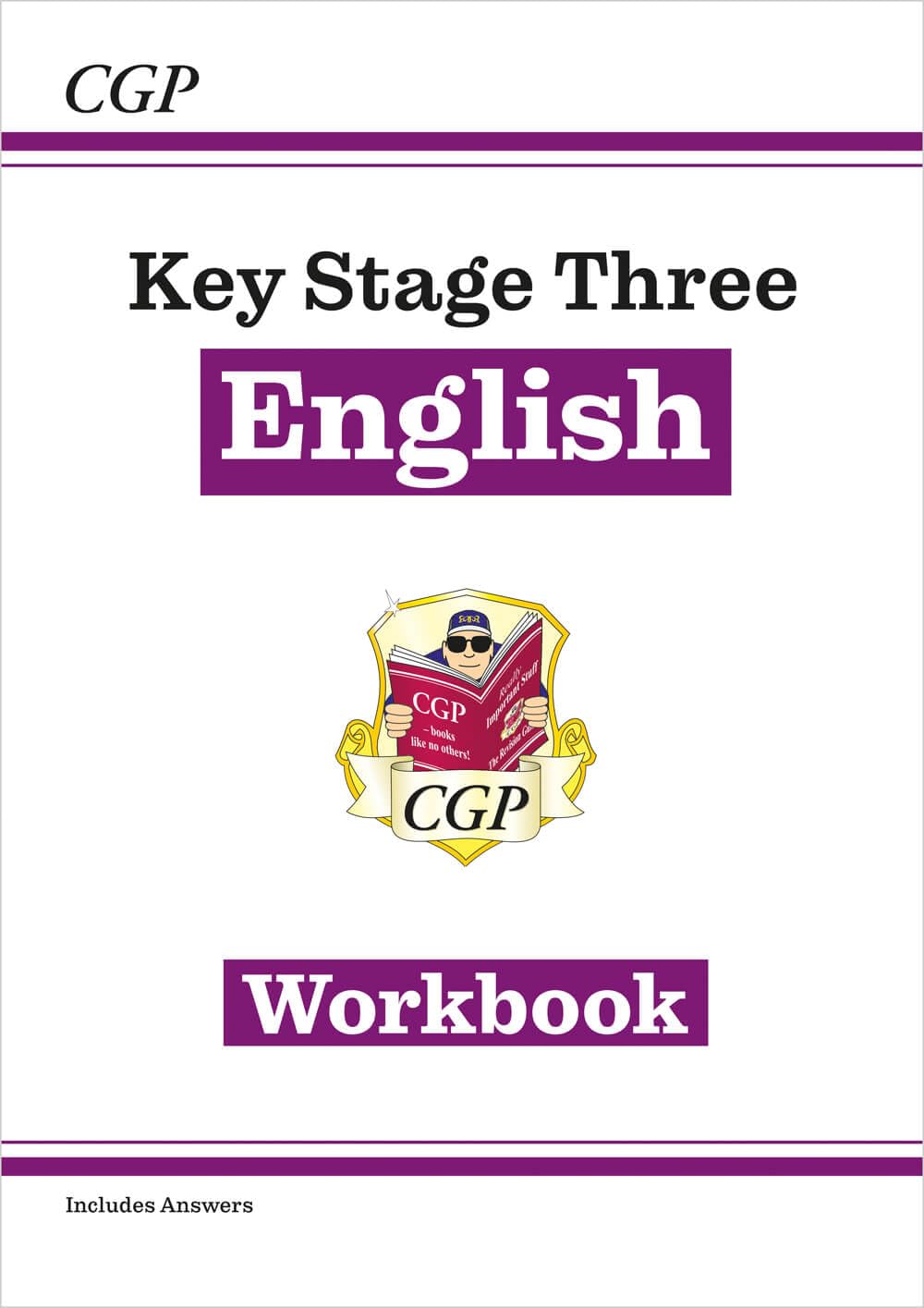 CGP KS3 English Workbook (with answers) - Catch-up & Home Learning | Revised Edition 1