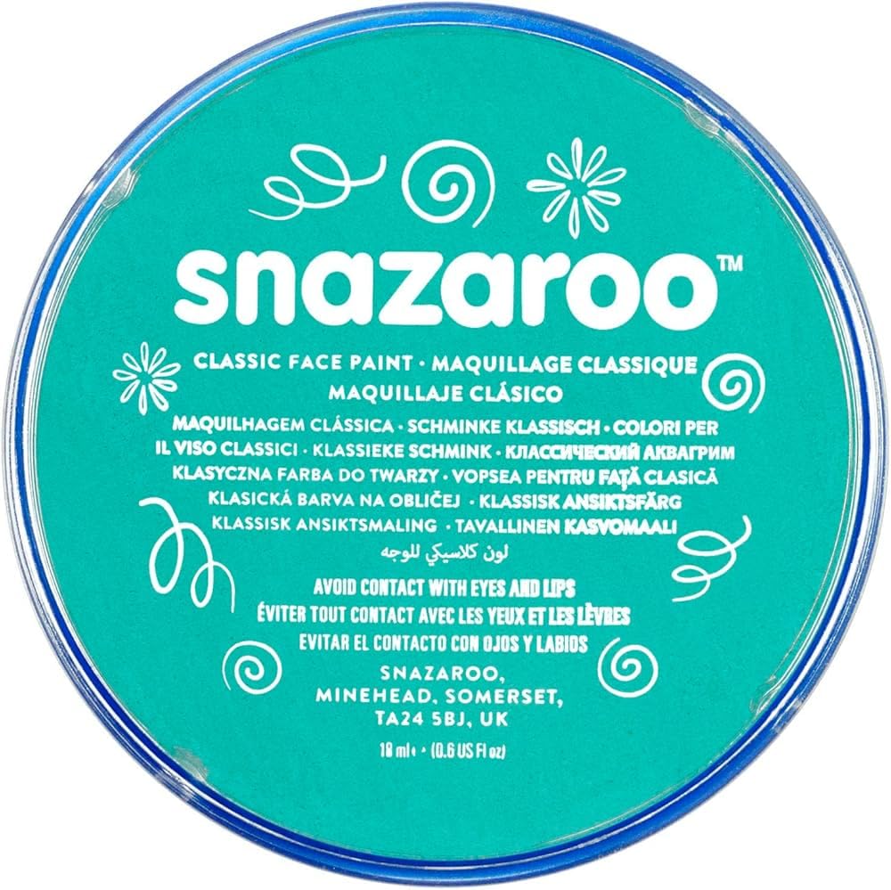 Snazaroo - Sea Blue Classic Face and Body Paint (18ml)