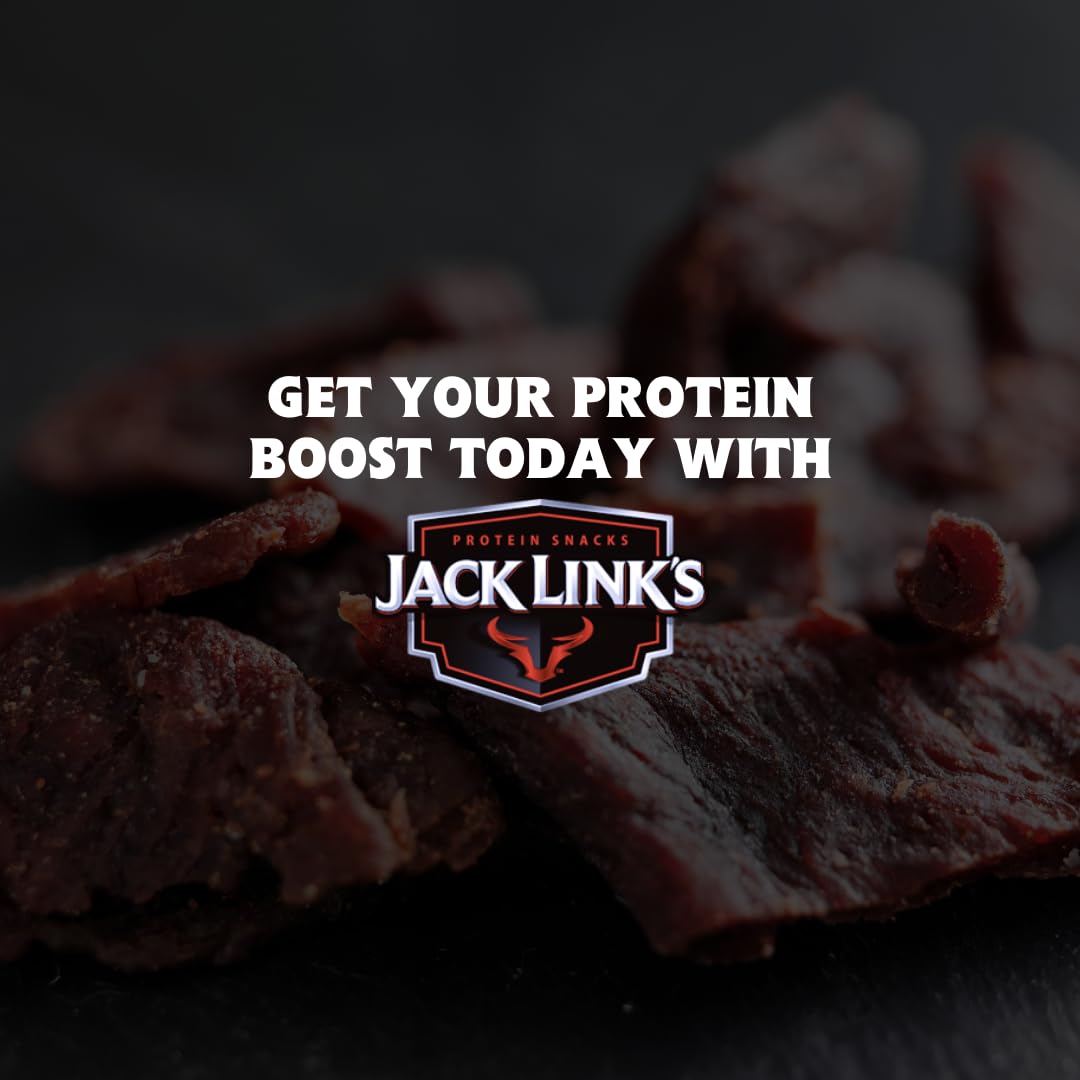 Jack Link's Beef Jerky Original Flavor High Protein Meat Snack Multipack 12 x 25g