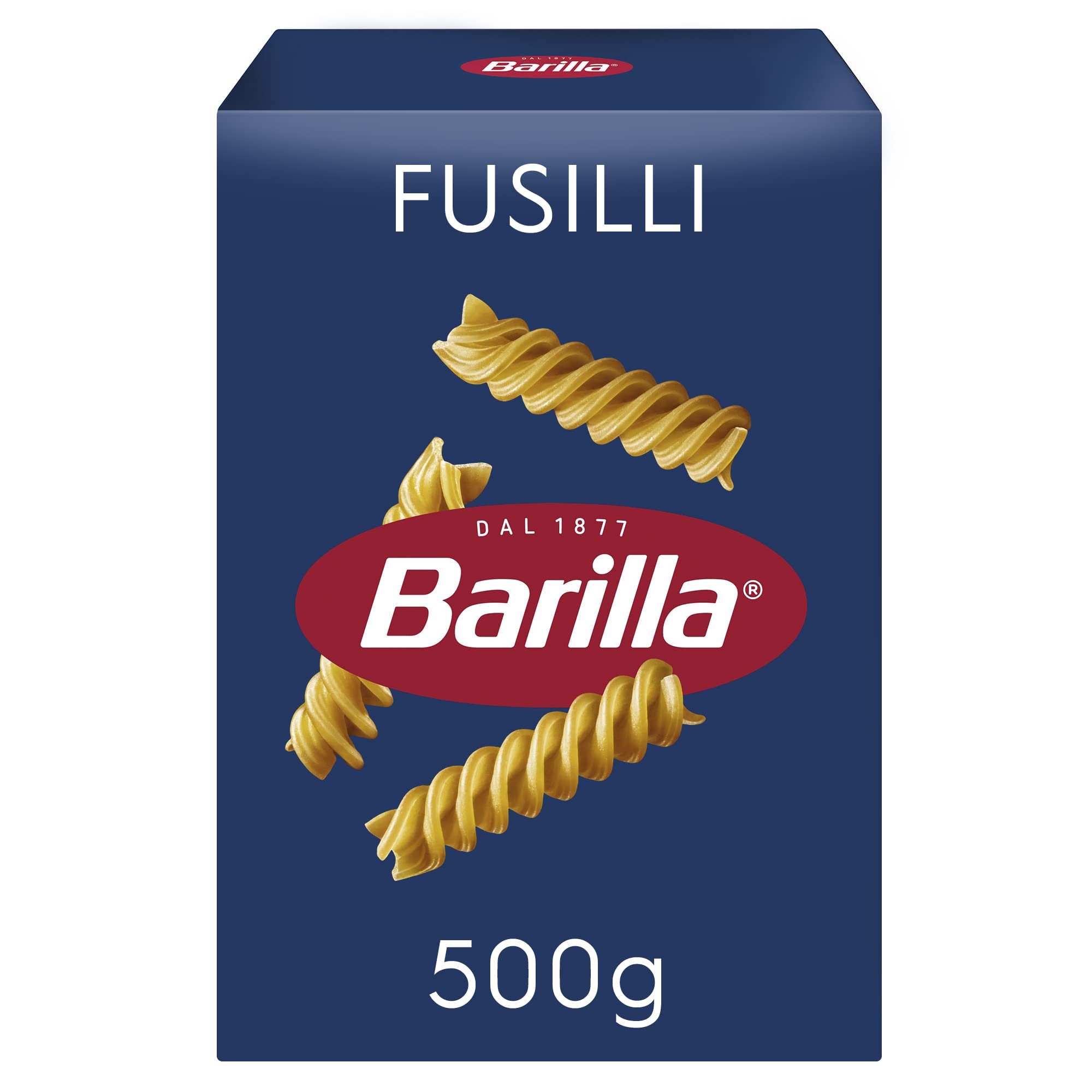 Barilla Fusilli Pasta - Authentic Italian Durum Wheat Semolina | 500g Pack 1