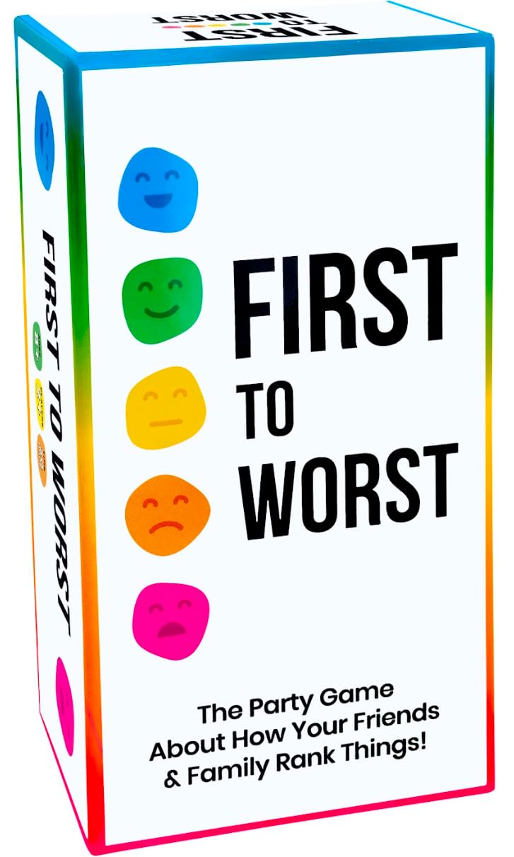 FIRST TO WORST Party Game - The Card Game of Polarizing Priorities