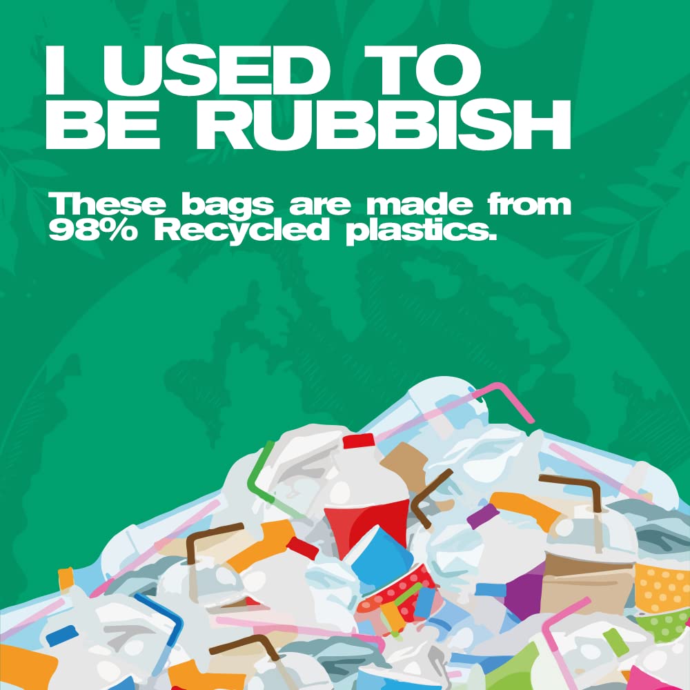 EcoBag 6 Pack Blue 30L 80 Micron Recyclable Heavy Duty Rubble Bags 11