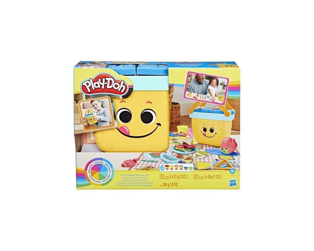 Play-Doh Picnic Shapes Starter Set - Preschool Arts & Crafts Toy for Ages 3+