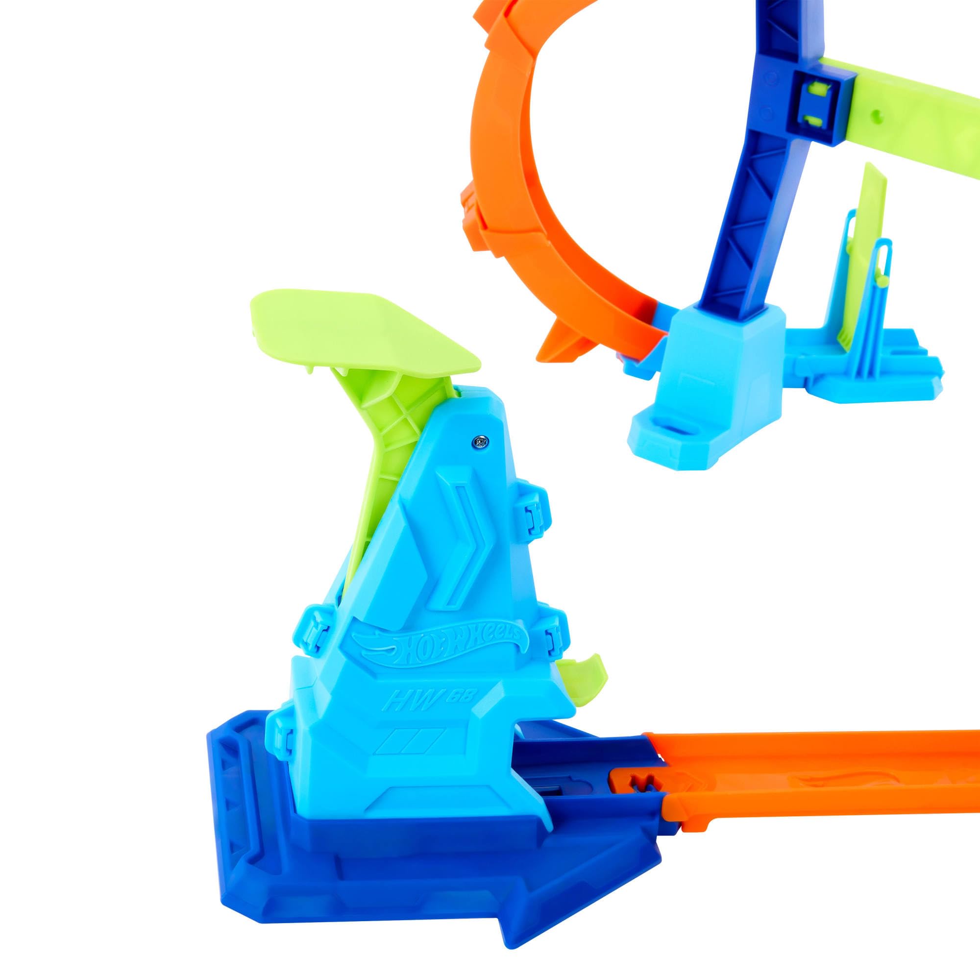Hot Wheels Stunt Tracks Corkscrew Jump Track Set for Ages 4-6 3