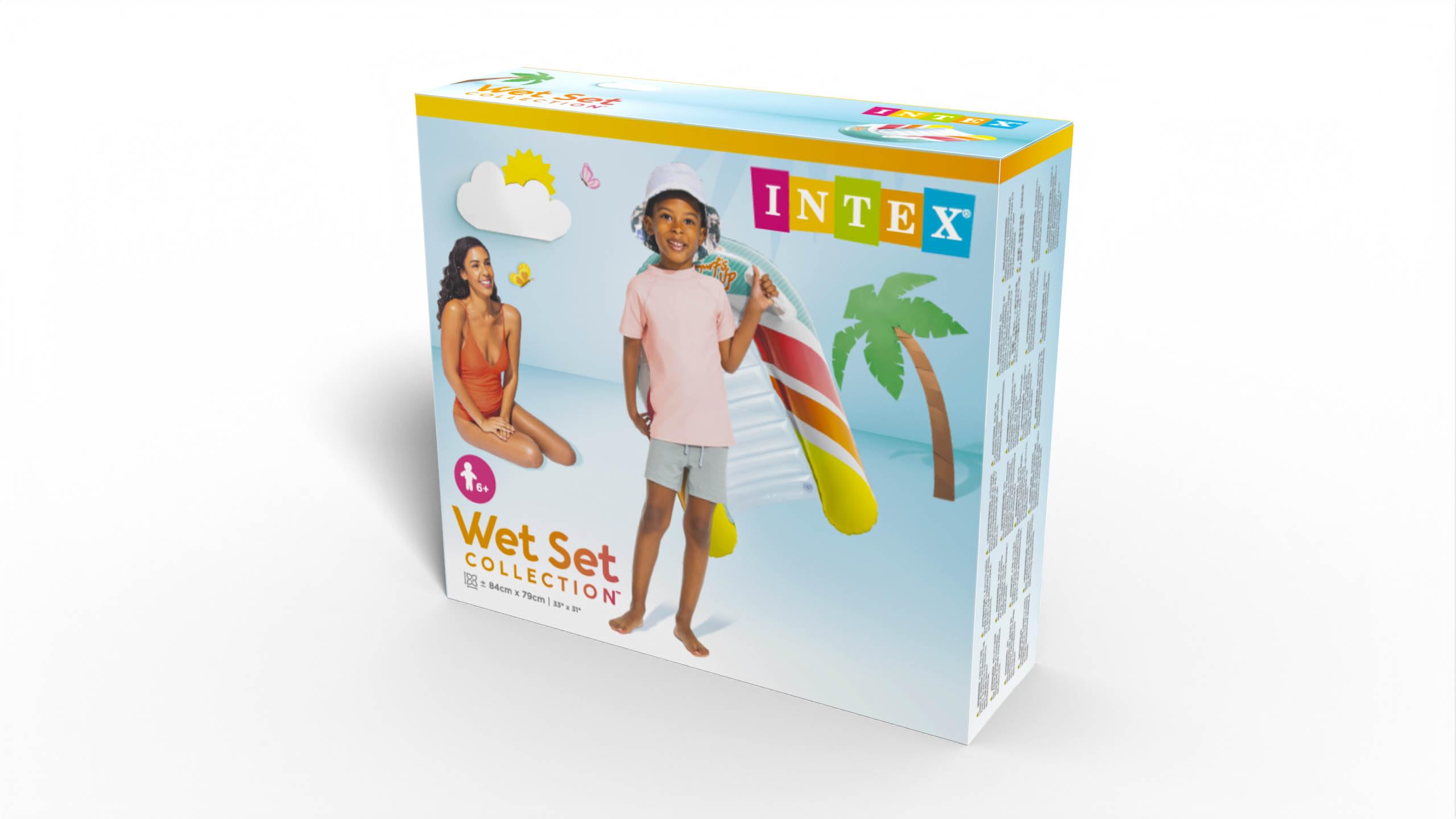 Intex Surf'S Up Riders Inflatable Pool Float | 79 x 58 x 13cm Inflated | Age 6+ 4