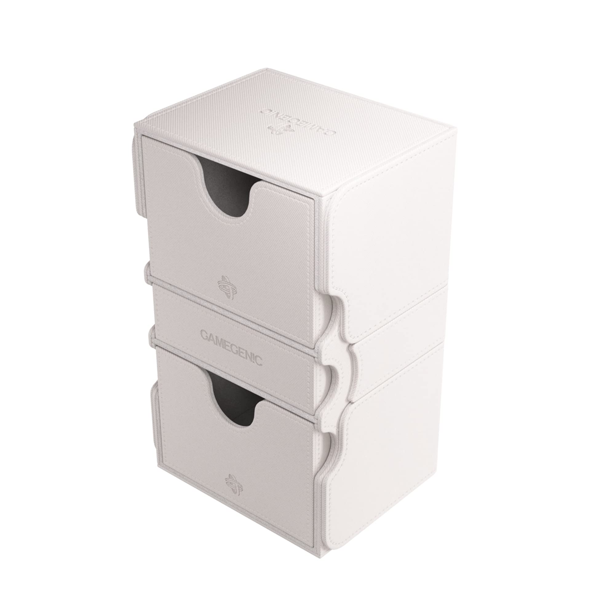 Gamegenic Stronghold 200+ XL Card Box - White | Holds 200+ Double-Sleeved Cards 1