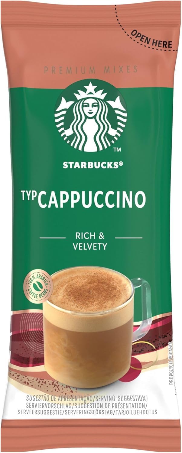 STARBUCKS - Cappuccino Instant Coffee Sachets 40 x 18 g