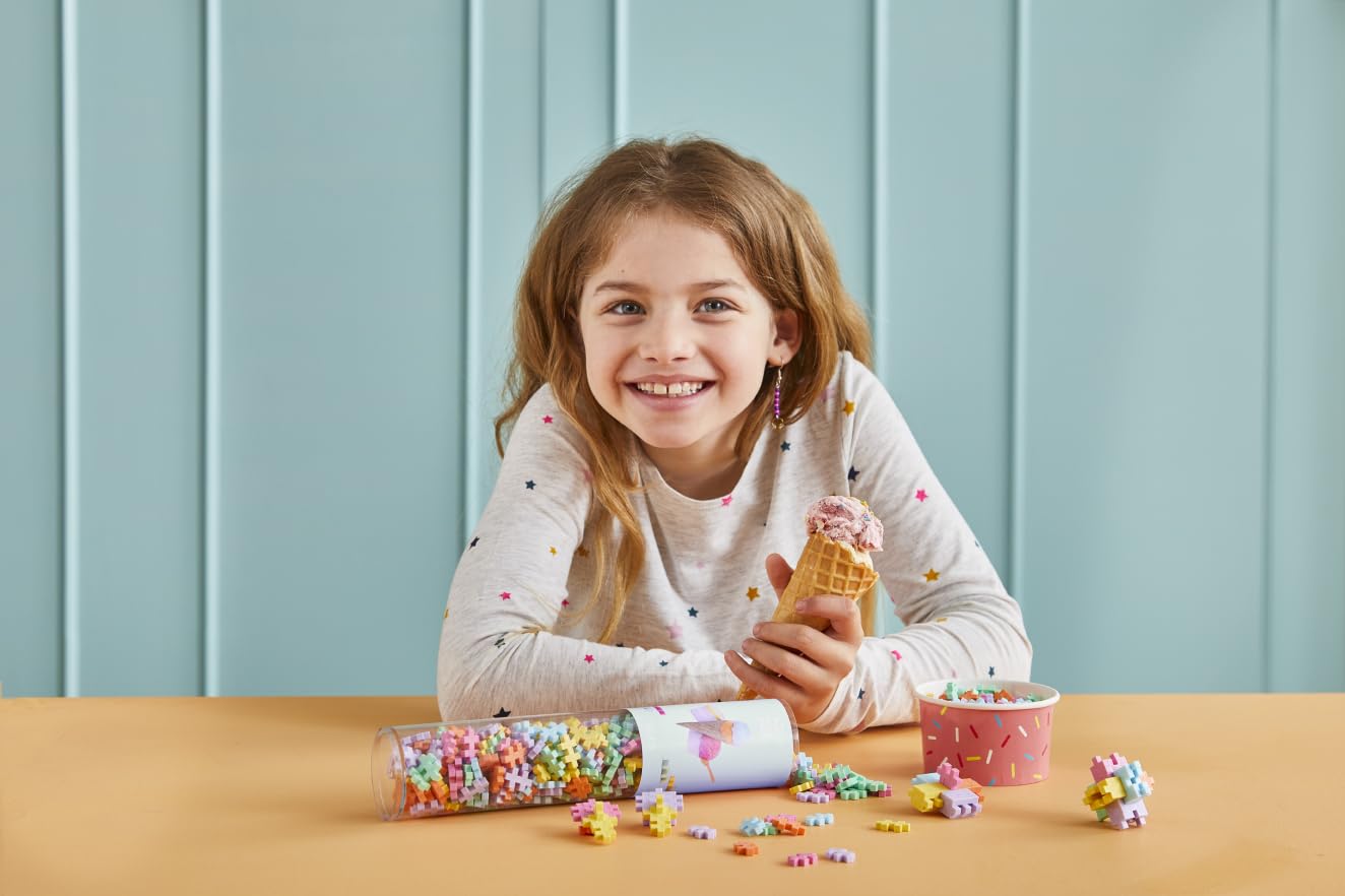 PLUS PLUS Building Blocks - 240 Piece Gelato Mix | Ages 5-12 | Made in Denmark 4