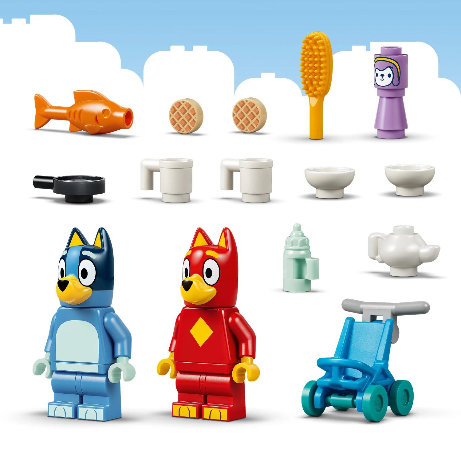 LEGO Bluey School Building Set with Rusty and Bluey Minifigures | Ages 4+